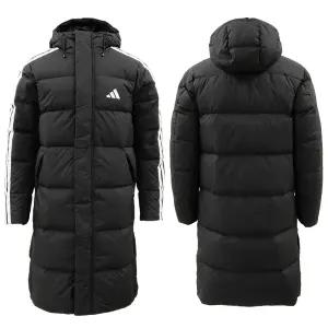 아디다스 3S 롱코트 오리털 롱패딩 점퍼 JZ8731