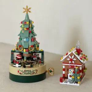 프리미엄 만들기세트 장식 소품 기획상품 DIY 메리 트리 오르골 인테리어 크리스마스 성탄절 블럭 탁상용