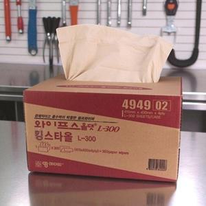 4겹 와이퍼 494902 킹스타올 기름때제거 흡착포 휴지 기계청소 위퍼펙트 산업용 기름걸레 부직포
