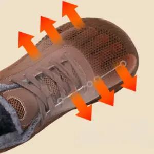 볼넓은 운동화 발 편한 신발 발볼 발바닥 경량 방한 겨울 할머니 털 신 무지외반증 완화