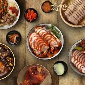 [만족오향족발]서울3대족발 미슐랭9년 연속 선정 사태족 미니족 보쌈 쟁반국수 세트