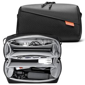 DJI 오스모 모바일 7/7P 액션 5 Pro/4용 휴대용 여행 가방, 360 포켓 3 어드벤처 콤보 액세서리용 가방 보관함에 모두 포함됨