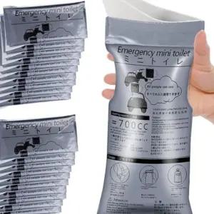 (5P세트) 비상용 일회용 소변봉투 응고 성인 휴대용소변기