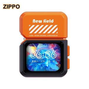 Zippo New Field 스마트 전자 터치 스크린 마그네틱 충전 라이터 컬렉션 인 박스