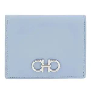 페라가모 간치니 해머드 가죽 컴팩트 반지갑 22D780 0789859 WASHED