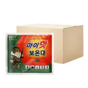 마이핫 보온대 핫팩 손난로 일회용 주머니 온열팩 160g 120개