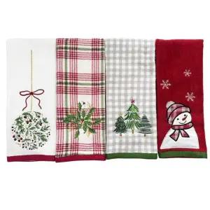 레녹스 크리스마스 키친타월 4P 코스트코 마켓송지2511