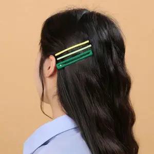 [골드스마일]빈티지핀 헤어핀 비녀 여자머리핀 집게-컬러실핀