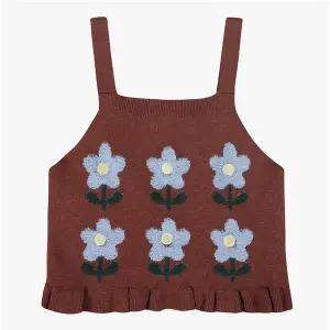 [밀리밤](마산점)밀리 부클 플라워 뷔스티에 MLVK25W6G