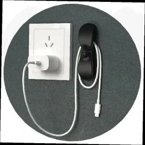 전선정리함 부착식 케이블홀더 코드수납 벽면거치 선정리 가정용 사무실 깔끔정리