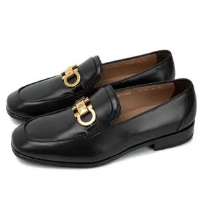 Ferragamo 남성 가죽 로퍼 RUDVIL 738066 BLACK
