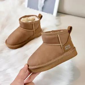 키즈부츠 2025 겨울 키즈 스노우 부츠 로우컷 스니커즈 남녀공용 키높이 패딩화 주니어