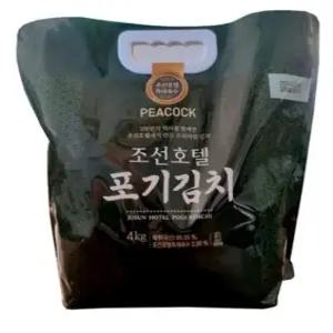 [조선호텔김치] 조선호텔 포기김치 냉장 4kg, 1개