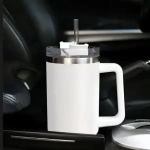 1180ml 대용량 304스텐 텀블러 손잡이 강력 보온보냉