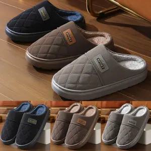 방수슬리퍼 사장사무실슬리퍼 방수실내화 다이아 디자인 따뜻한 고급스러운 슬리퍼 겨울실내화 실내 털안감 회장슬리퍼 사무실 층간