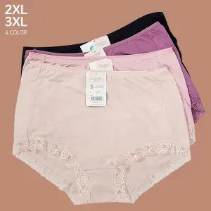 베이직 면 레이스 팬티 빅사이즈 3XL