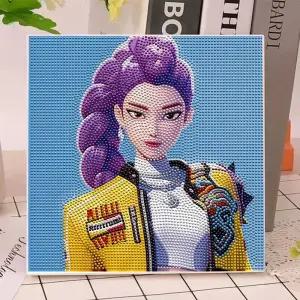 케이팝 데몬헌터스 보석 십자수 놀이 미라 크리스마스 체험 DIY 루미 어린이 케데헌 조이