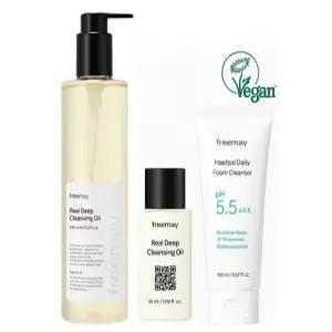 프리메이 햇쌀 폼 클렌저 150ml + 딥 클렌징 오일 330ml(