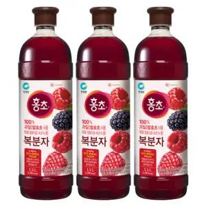 (청정원)홍초 복분자 1.5L x 3병