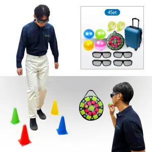 명문 어린이안전교육 음주교육용 음주체험고글 4set 체험 안경세트 4번세트