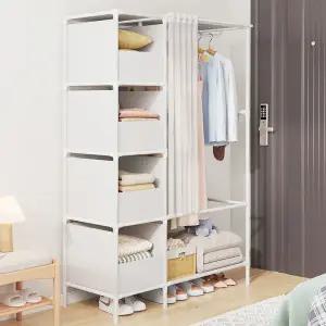 철제 스탠드 행거 스탠드형 시스템 옷걸이 드레스 룸 행거 수납 이동식 자취방 무타공 침실