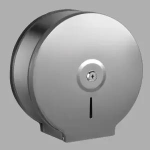 스텐 점보롤 케이스 화장지 휴지 디스펜서 무광 실버