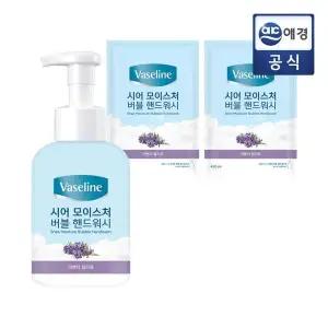 [바세린] 핸드워시 시어모이스처 500ml 용기 1개 450ml 리필 2개