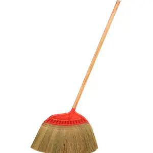 실외 갈대비 긴자루 전원주택 흙먼지 원목 손잡이 갈대비 청소 마당 현관 수동 공장 낙엽