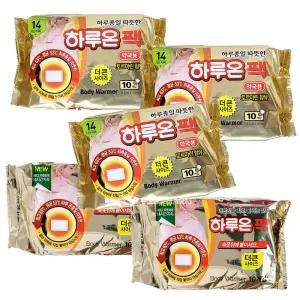 하루온팩 50개/접착 부착 붙이는 핫팩 바디워머 온열