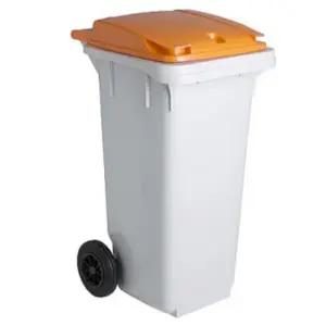 음식물 쓰레기통 바퀴 이동식 120L 주방 업소 아파트 폐기물 수거함 위생