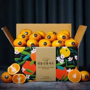 새코롬 감귤 초고당도 블랙라벨 타이벡감귤 3kg 12Brix 로얄과