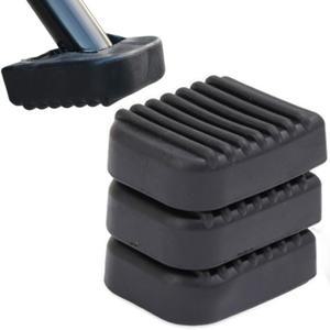 블랙 고무 오토바이 스탠드 패드 오토바이 사이드 스탠드 킥 스탠드 발 익스텐션 지지대 발 패드 베이스 오토바이 액세서리