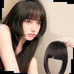 풀뱅 히메컷 가발 앞머리 사이드뱅 옆머리 부분 애교