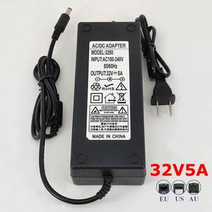 110V 220V 100-240V ac-dc 32V 5A 전원 어댑터 공급 충전기 5.5mm X 플러그 미국 EU AU 32V/5A 장치