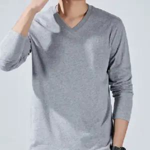 남자 브이넥 긴팔 남성 티 면 무지 티셔츠 레이어드티 봄 러닝