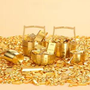 풍수 인테리어 재물운 황금 장식 골드 오브제 금괴 모형 금화 소품 집들이 선물 데스크