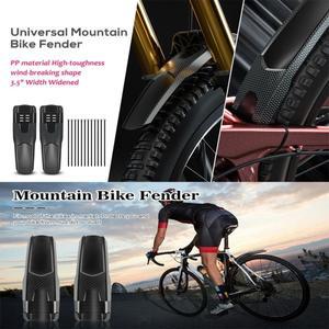 1/2PCS ENLEE 자전거 하드 쉘 펜더 전면 후면 타이어 휠 머드 가드 MTB 사이클링 부품 액세서리