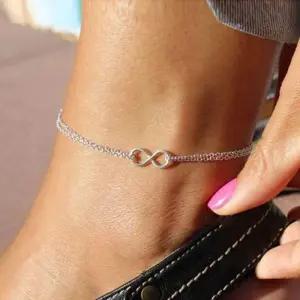 [라일리쥬얼리] Rly 체인 발찌 패션 카오스 여자발찌 두줄발찌 체인발