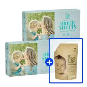 네이쳐러브메레 향기톡톡 건조기시트 티슈형(40매) 2개(GIFT)오리지널향 세제 리필 500ml 1팩
