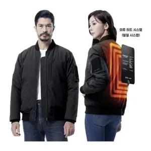 UC 505 항공점퍼 항공패딩 겨울패딩 라이트패딩 블랙항공점퍼 겨울작업복 겨울근무폭 패딩작업복