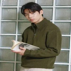 [롯데백화점]폴햄 남성 하프집업 스웨터 풀오버 니트 PHE4ER1050