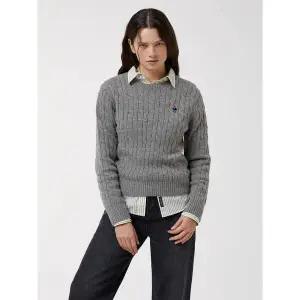 [후아유](김해점)Steve Cable R-neck Pull over (WHKAF4901F)