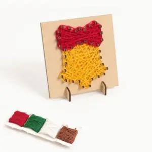 ( )키트 크리스마스 종 스트링아트 만들기 놀이 만들기키트 어린이집만들기