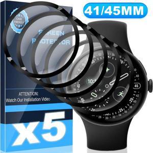 구글 픽셀 워치 4 3 2 곡면 스크린 보호필름 풀커버 소프트 안티스크래치 41/45