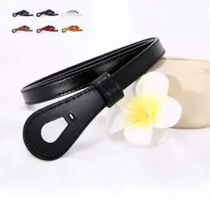 키밍 여성 가죽 코트벨트 정장 허리띠 6컬러 링벨트