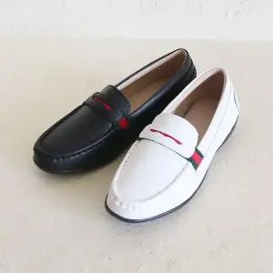 [원더슈즈](천안아산점)천연소가죽 까미에 컴포트 쿠션 미끄럼방지 로퍼&단화 3.5CM BD-L5811