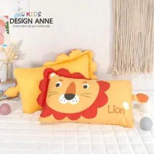 디자인엔 순면 사자 아동솜베개30*50