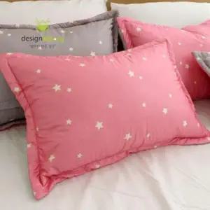 디자인엔 알러지케어 스타 아동솜베개30*50-핑크