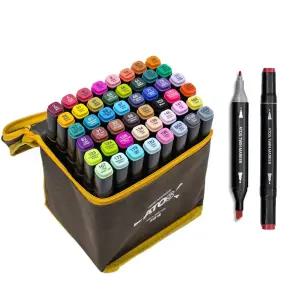 아토스 트윈 마카펜 48색애니메이션 디자인 디자인용 세트 칼라 컬러 마카 스케치
