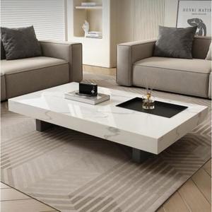 대형 대리석 테이블 좌탁 사각형 커피 거실 거실테이블 라운지 블랙월넛 좌식